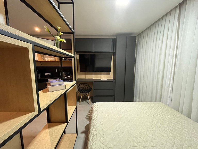 Acomodação com jacuzzi para até 2 pessoas. GBS 110
