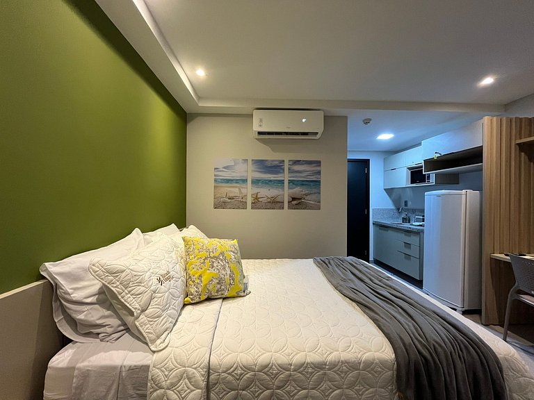 Apartamento novo com vista para o mar. BH-305