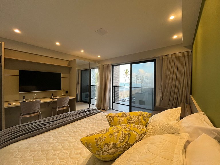 Apartamento novo com vista para o mar. BH-305