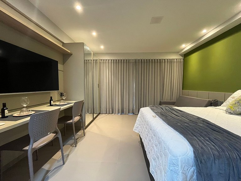 Apartamento novo com vista para o mar. BH-305