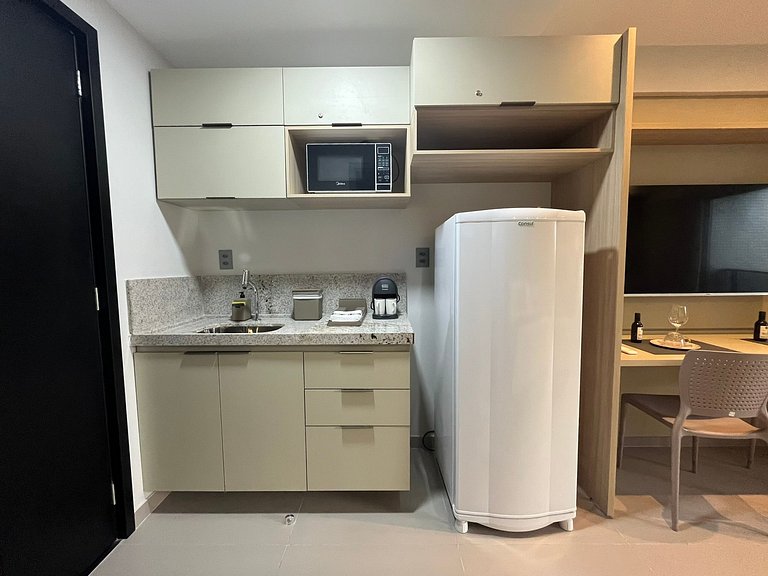 Apartamento novo com vista para o mar. BH-305