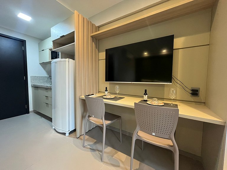 Apartamento novo com vista para o mar. BH-305