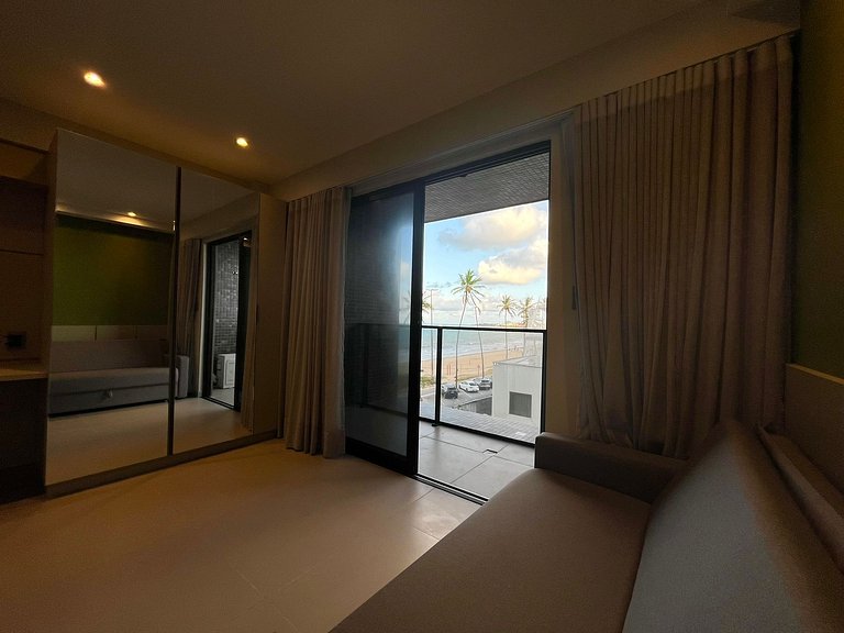 Apartamento novo com vista para o mar. BH-305