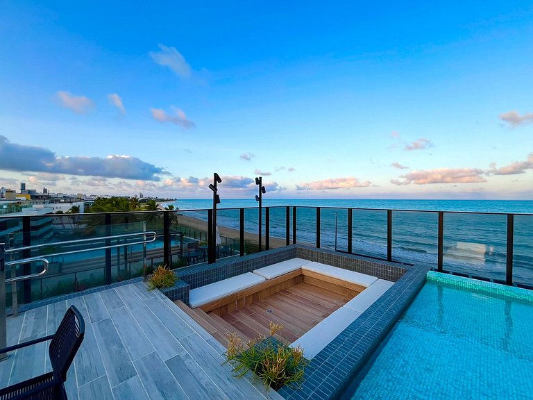 Apartamento novo com vista para o mar. BH-305