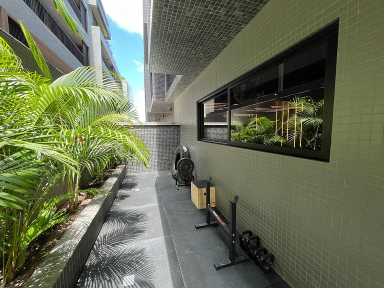 Apartamento novo com vista para o mar. BH-305