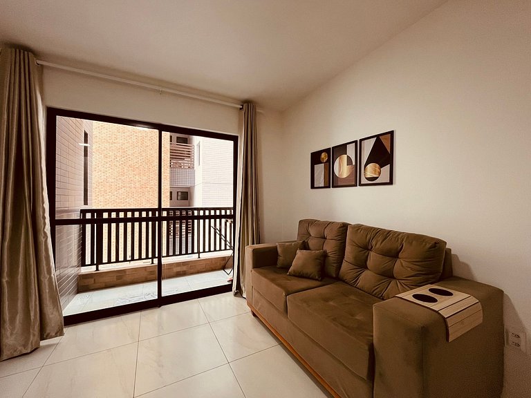 Apartamento espaçoso na praia de Intermares. LBH 102.