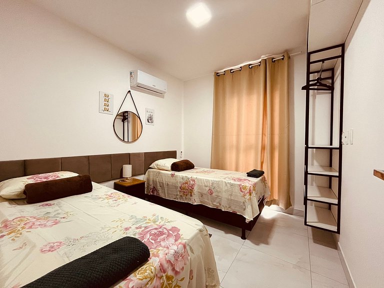 Apartamento espaçoso na praia de Intermares. LBH 102.