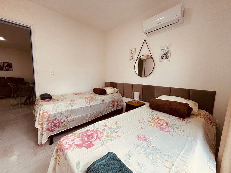 Apartamento espaçoso na praia de Intermares. LBH 102.