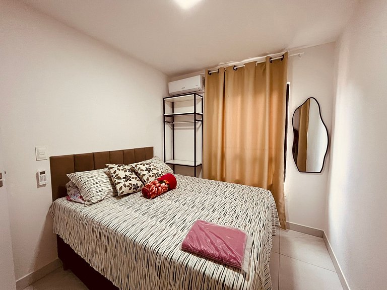 Apartamento espaçoso na praia de Intermares. LBH 102.