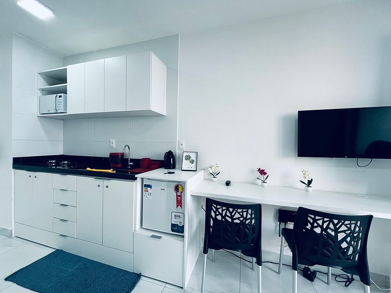 Flat confortável na praia de Intermares. LBH 404
