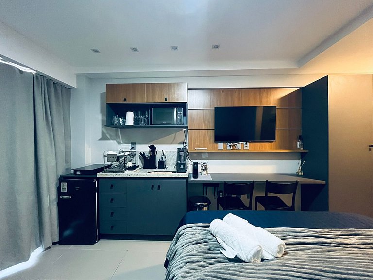 Apartamento completo e confortável. BH 121