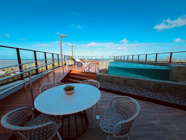 Apartamento aconchegante com vista para o mar. BZ 502