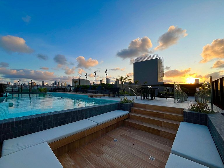 Apartamento com varanda disponível. BH 325.