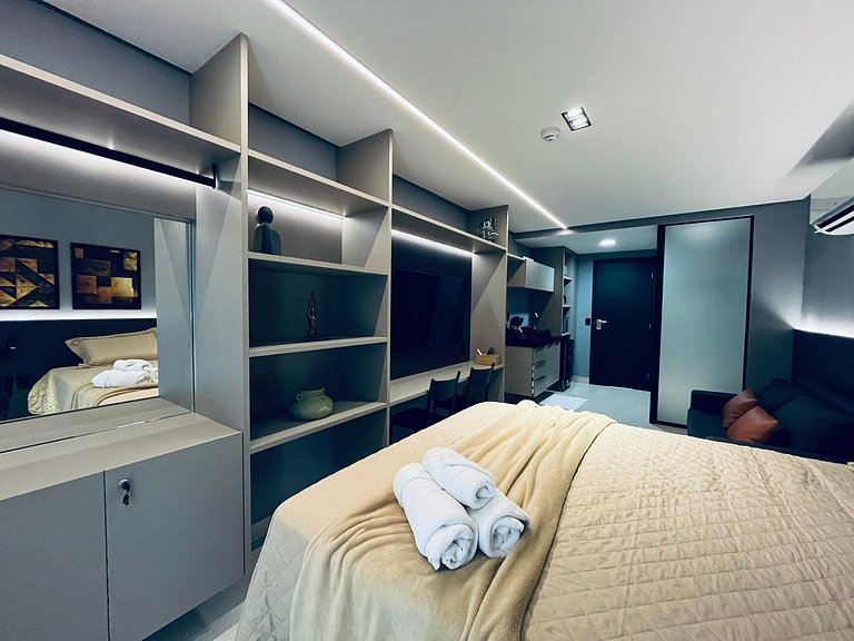 Flat confortável pé na areia. AG 222.