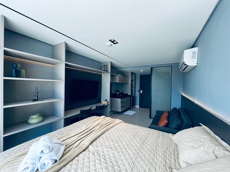Flat confortável pé na areia. AG 222.