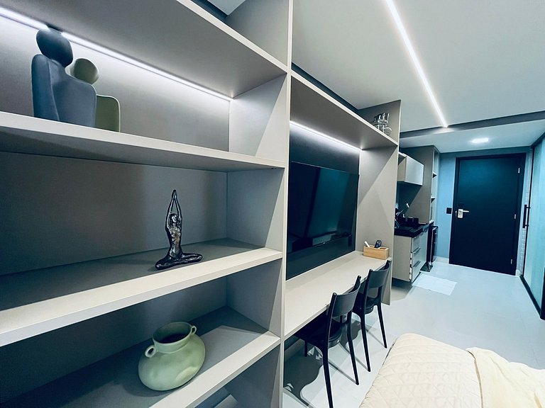 Flat confortável pé na areia. AG 222.