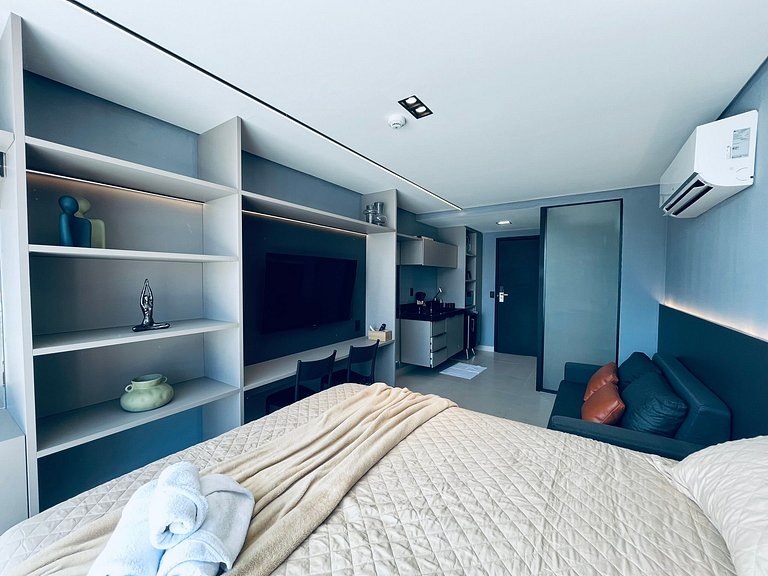 Flat confortável pé na areia. AG 222.