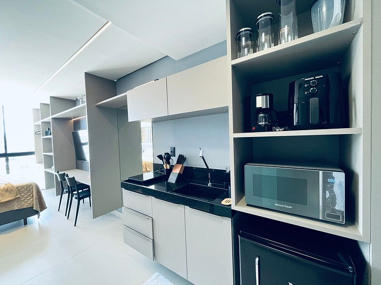 Flat confortável pé na areia. AG 222.