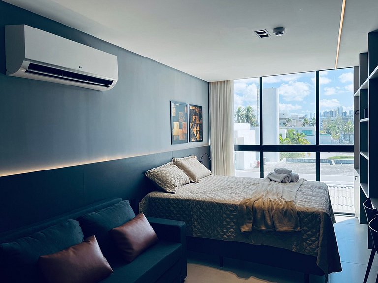 Flat confortável pé na areia. AG 222.