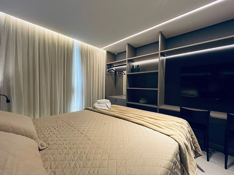 Flat confortável pé na areia. AG 222.
