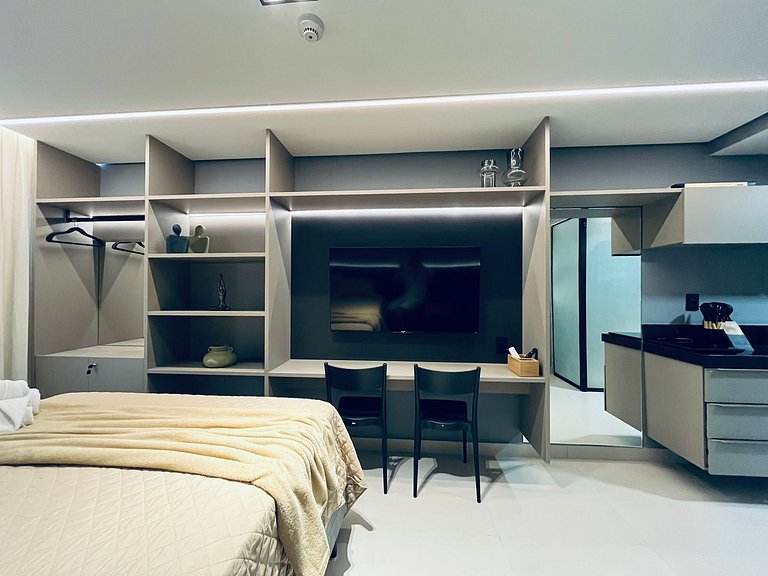 Flat confortável pé na areia. AG 222.