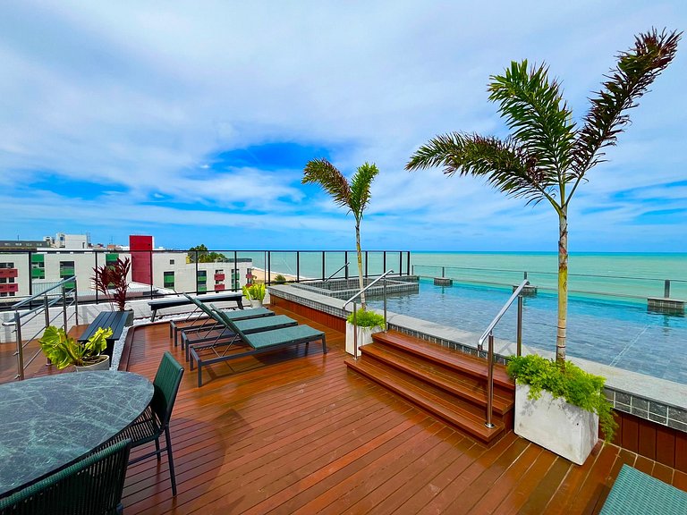 Flat confortável pé na areia. AG 222.