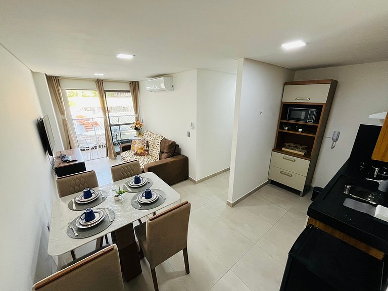 Apartamento completo para até 6 pessoas. BX 111.