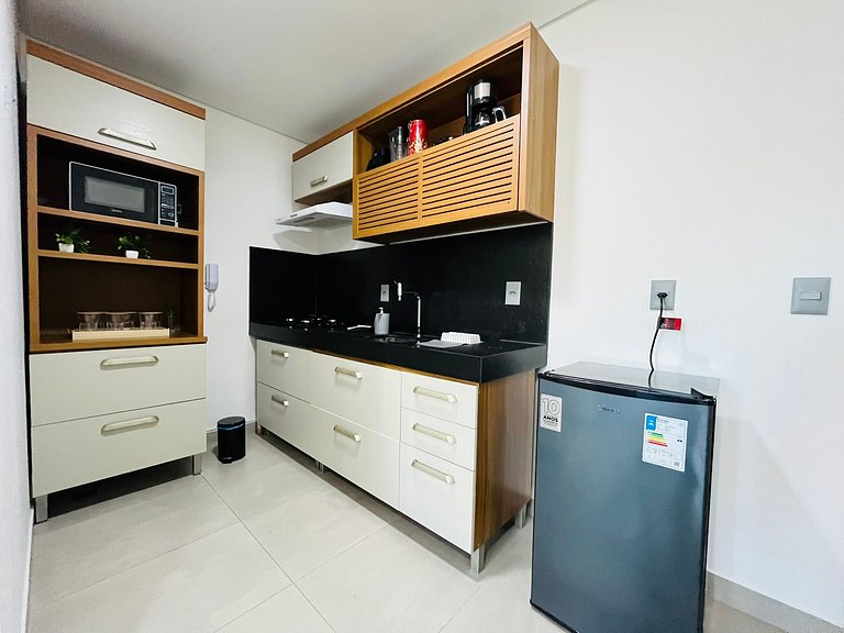 Apartamento completo para até 6 pessoas. BX 111.