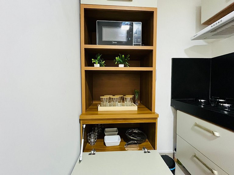 Apartamento completo para até 6 pessoas. BX 111.