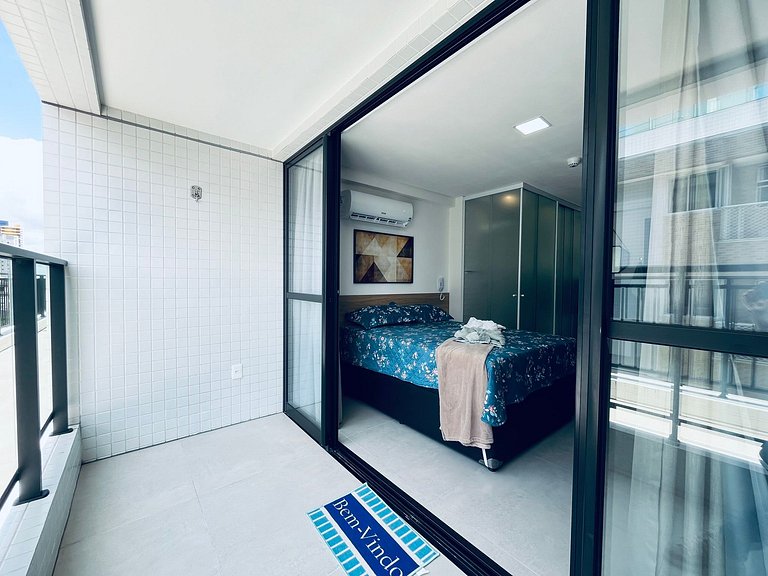 Apartamento com varanda no Bessa. GBS 503.