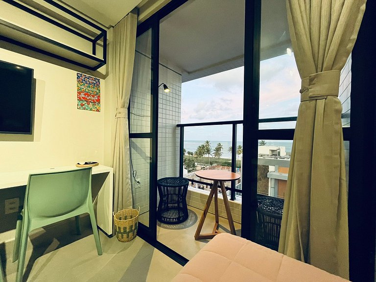Flat com vista para o mar. GBS 602.